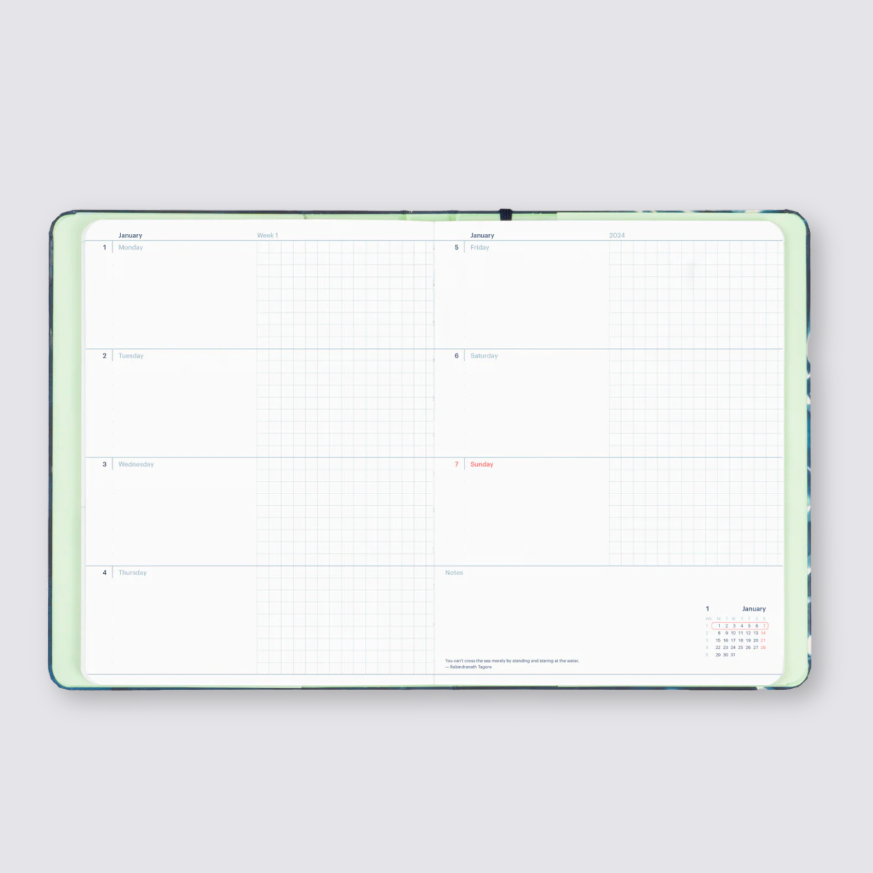 Office Stationery Set, Hobonichi Templates, Ruler Rectangular