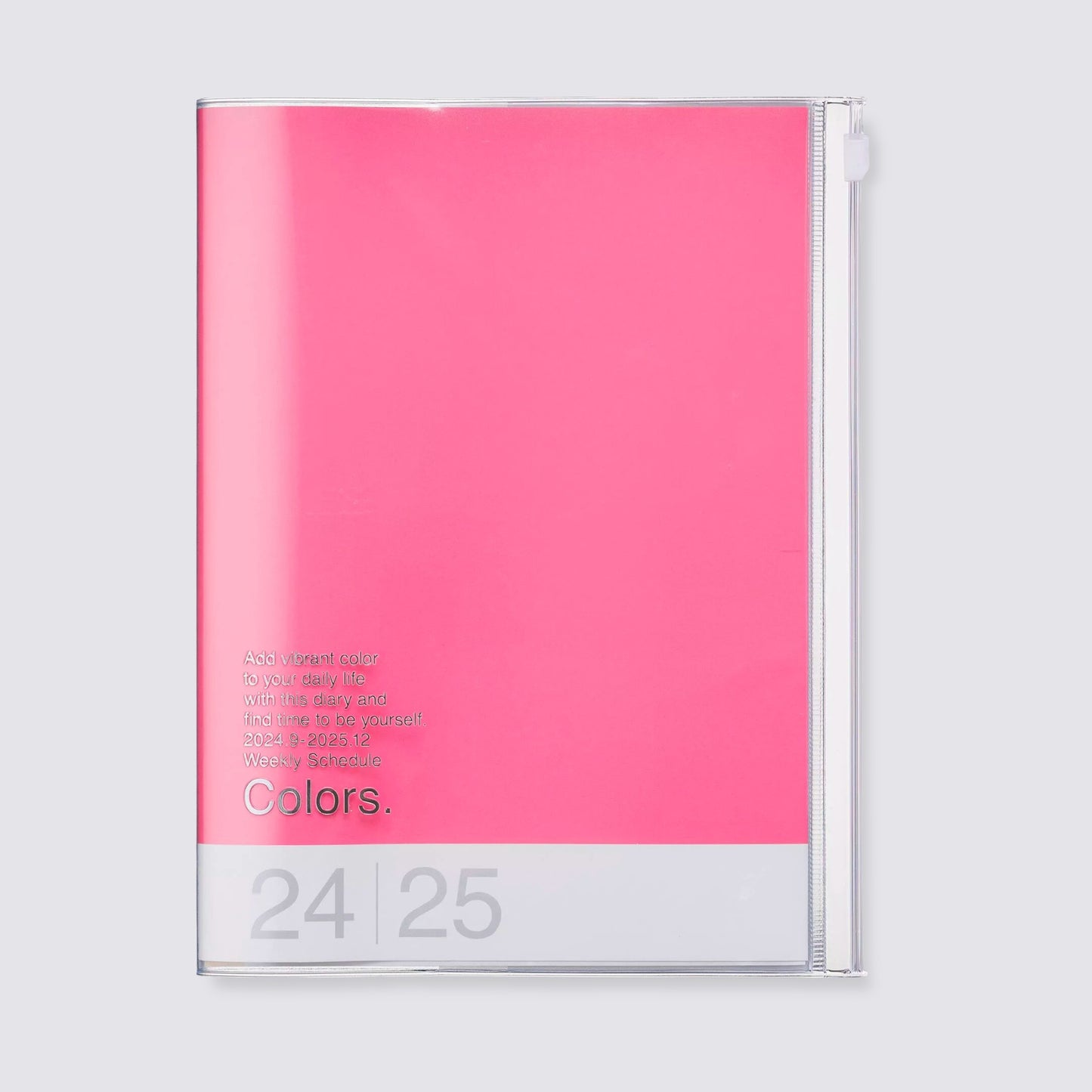 2025 Marks Weekly A5 Diary Pink