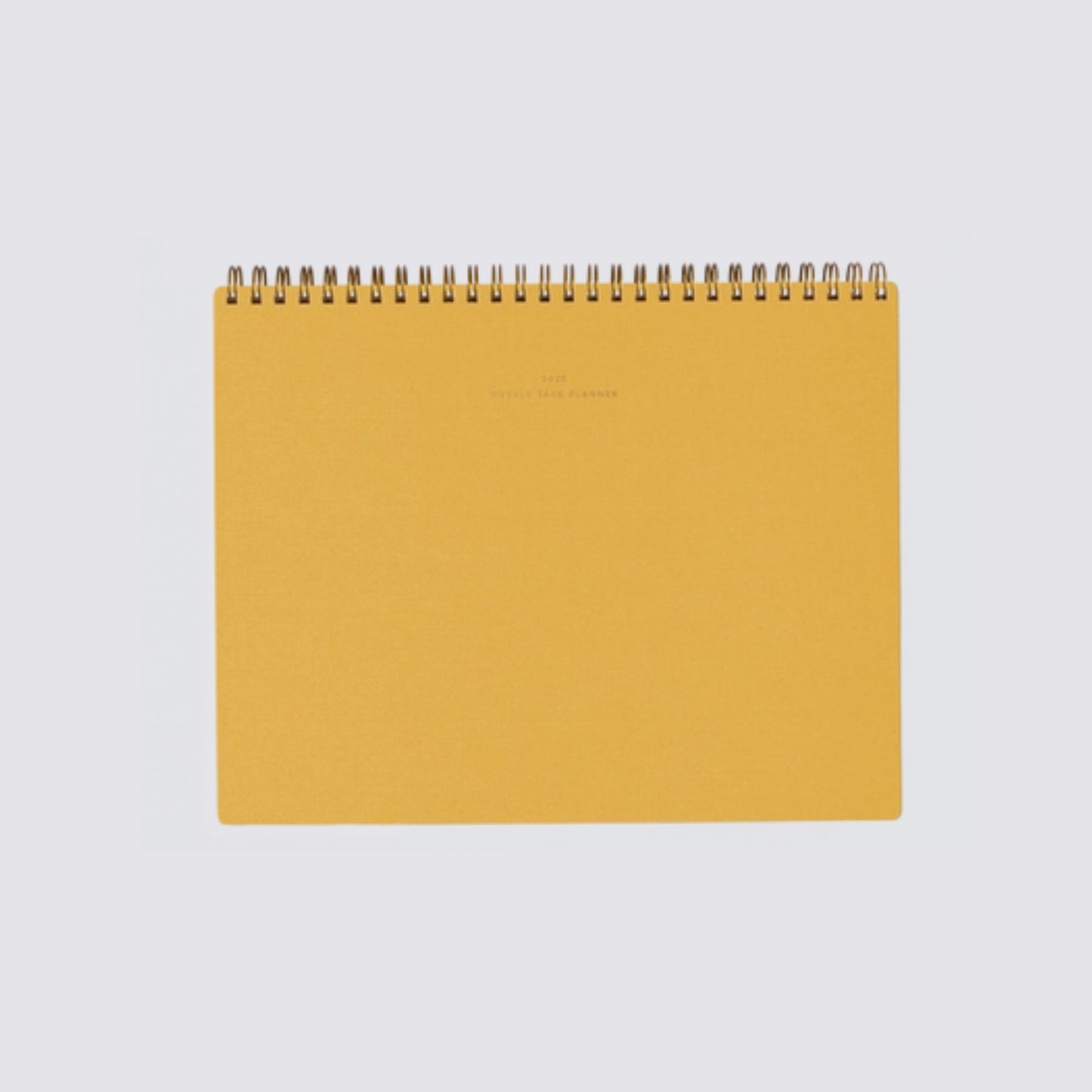 yellow planner for weekly tasks