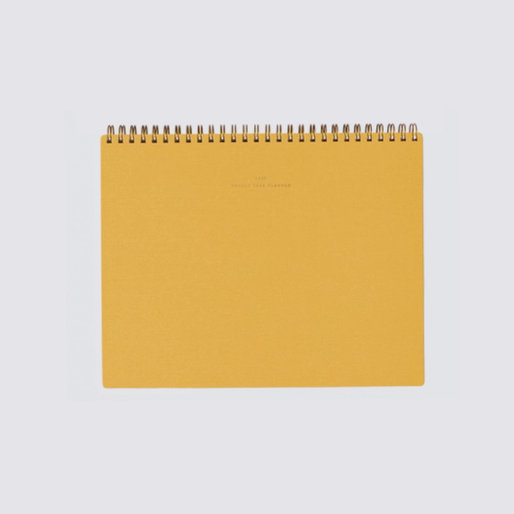 yellow planner for weekly tasks