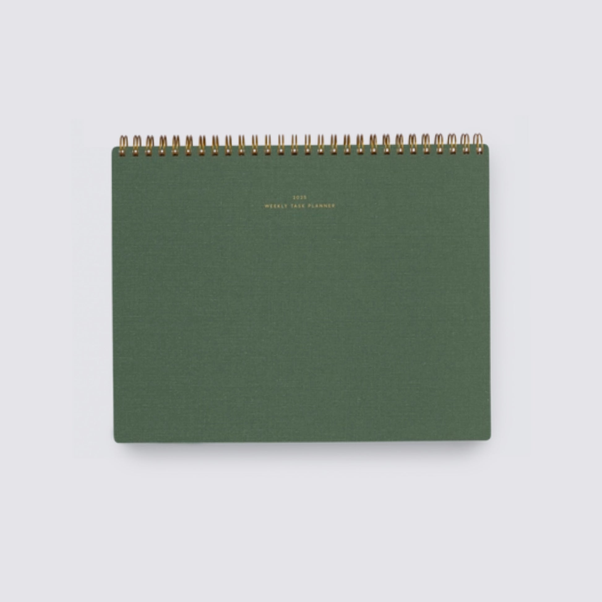 green dated planner for weekly tasks