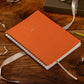 2025 diary bookcloth orange