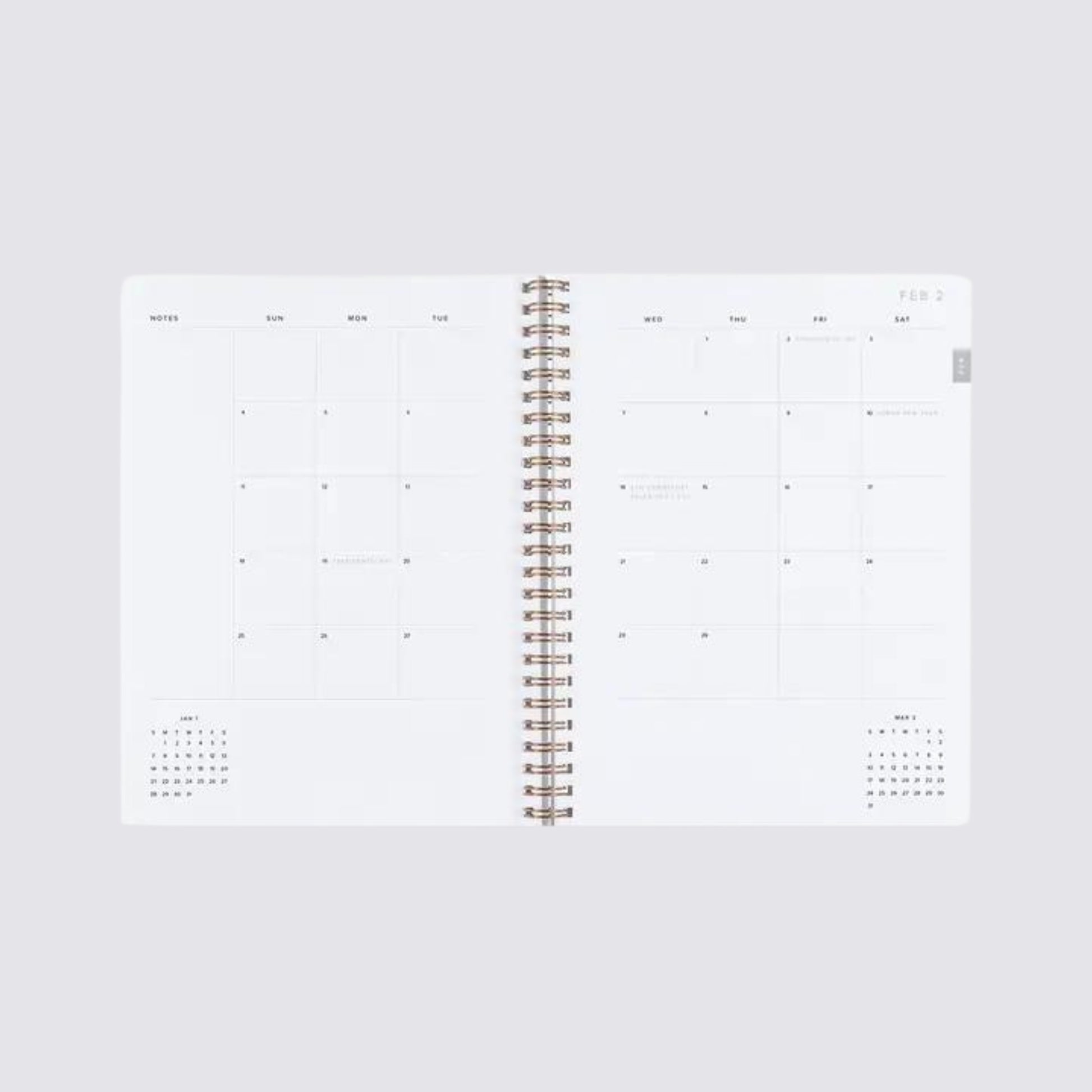 2025 Compact Task Planner - Fern Green