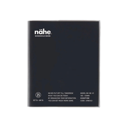 black Nahe pocket size diary