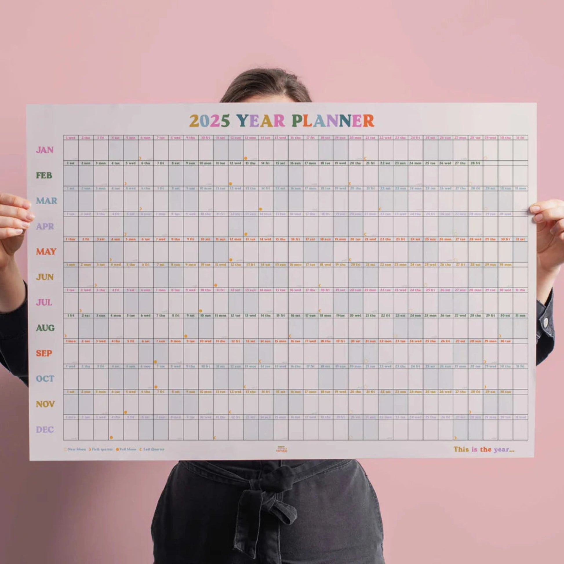 large wall calendar 2025