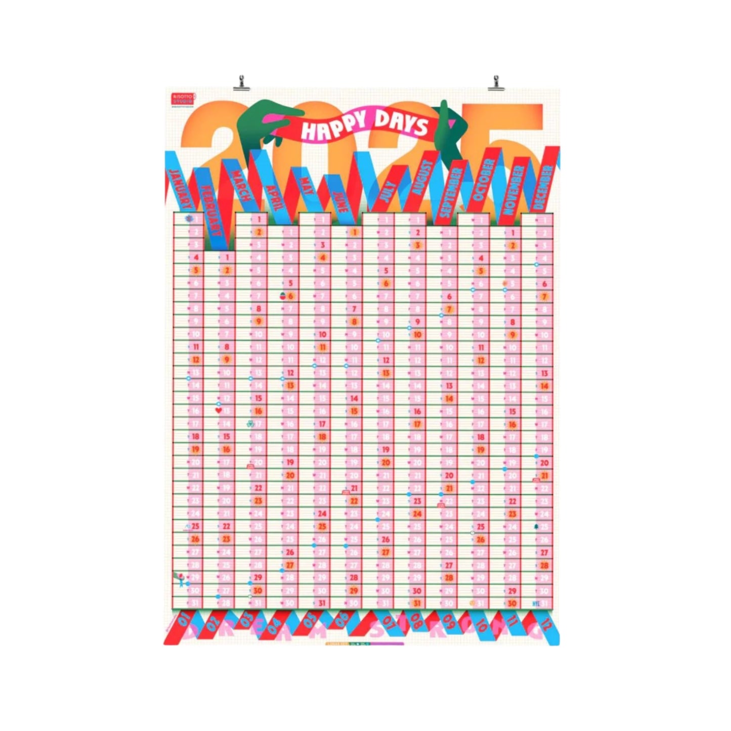 2025 A1 Wall Planner