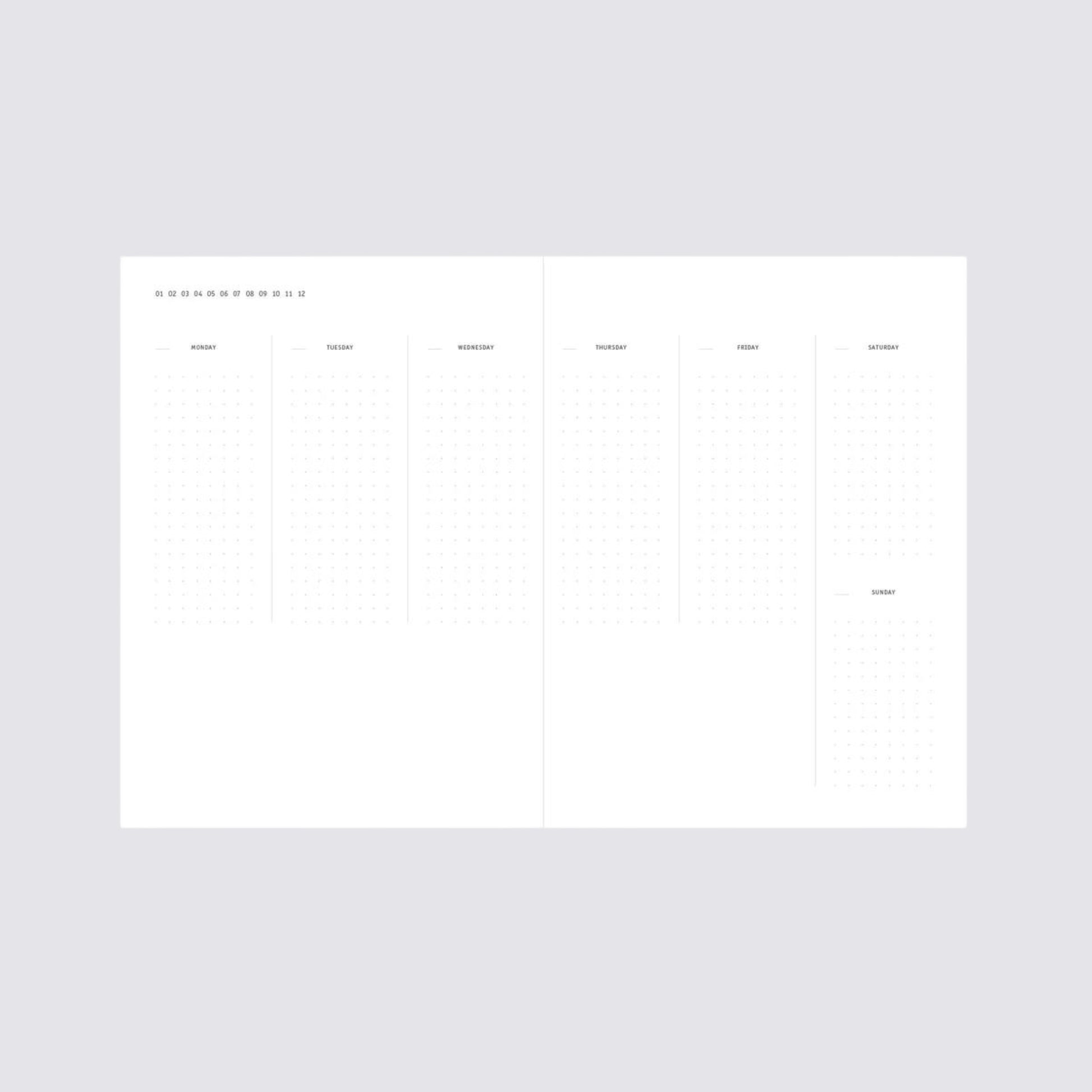 daily monthly planner 2025