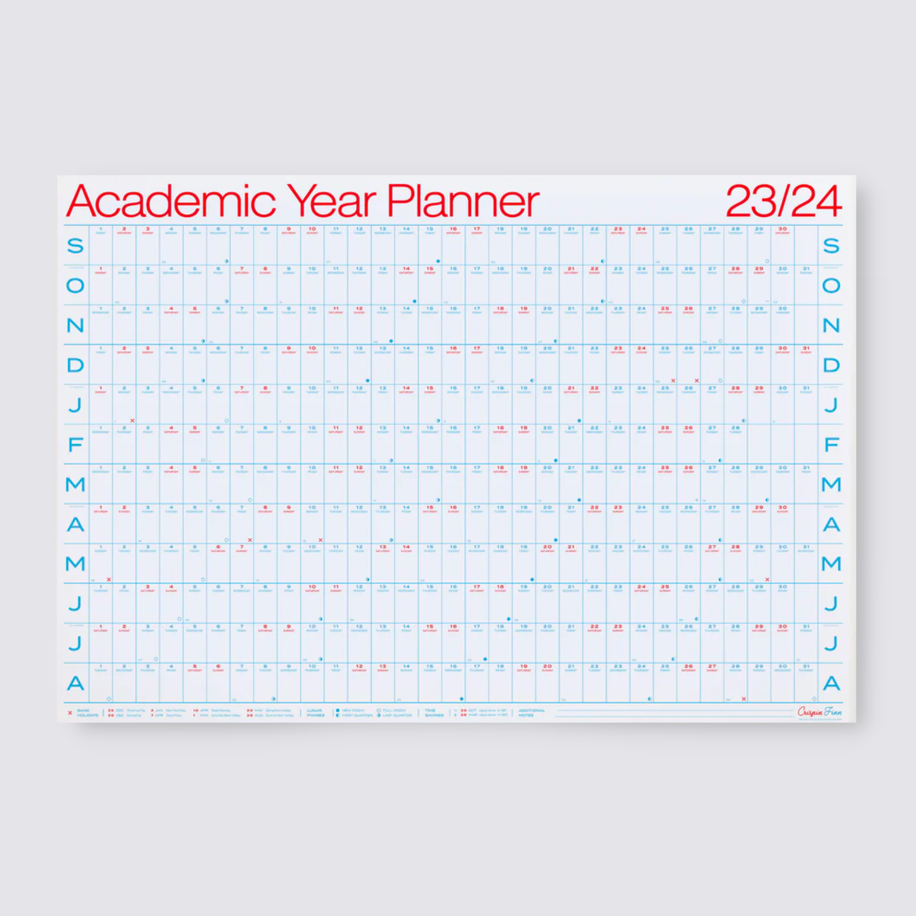2023 2024 Academic Year Planner Papersmiths