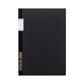 black lined Stalogy notebook