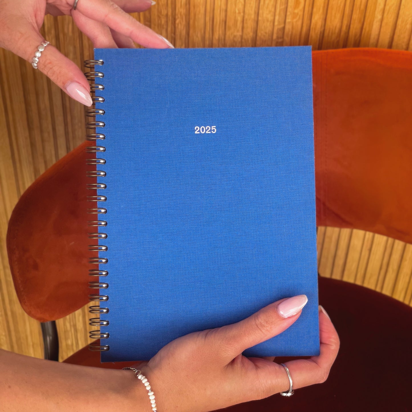 2025 Weekly A5 Diary - Cobalt Blue