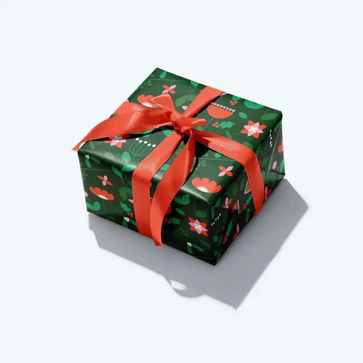 dark green Storigraphic wrapping paper