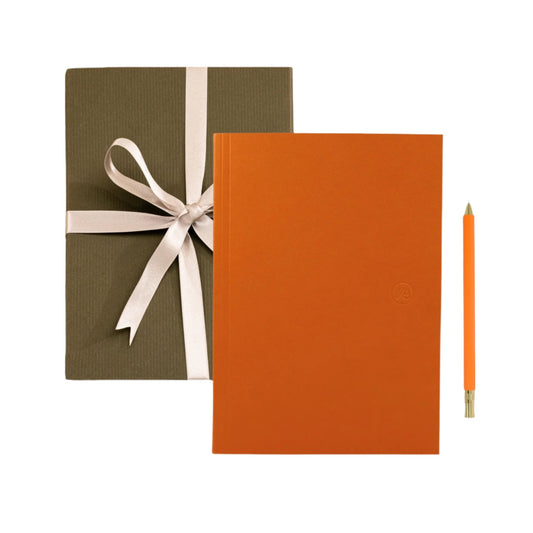 Burnt Orange Stationery gift set