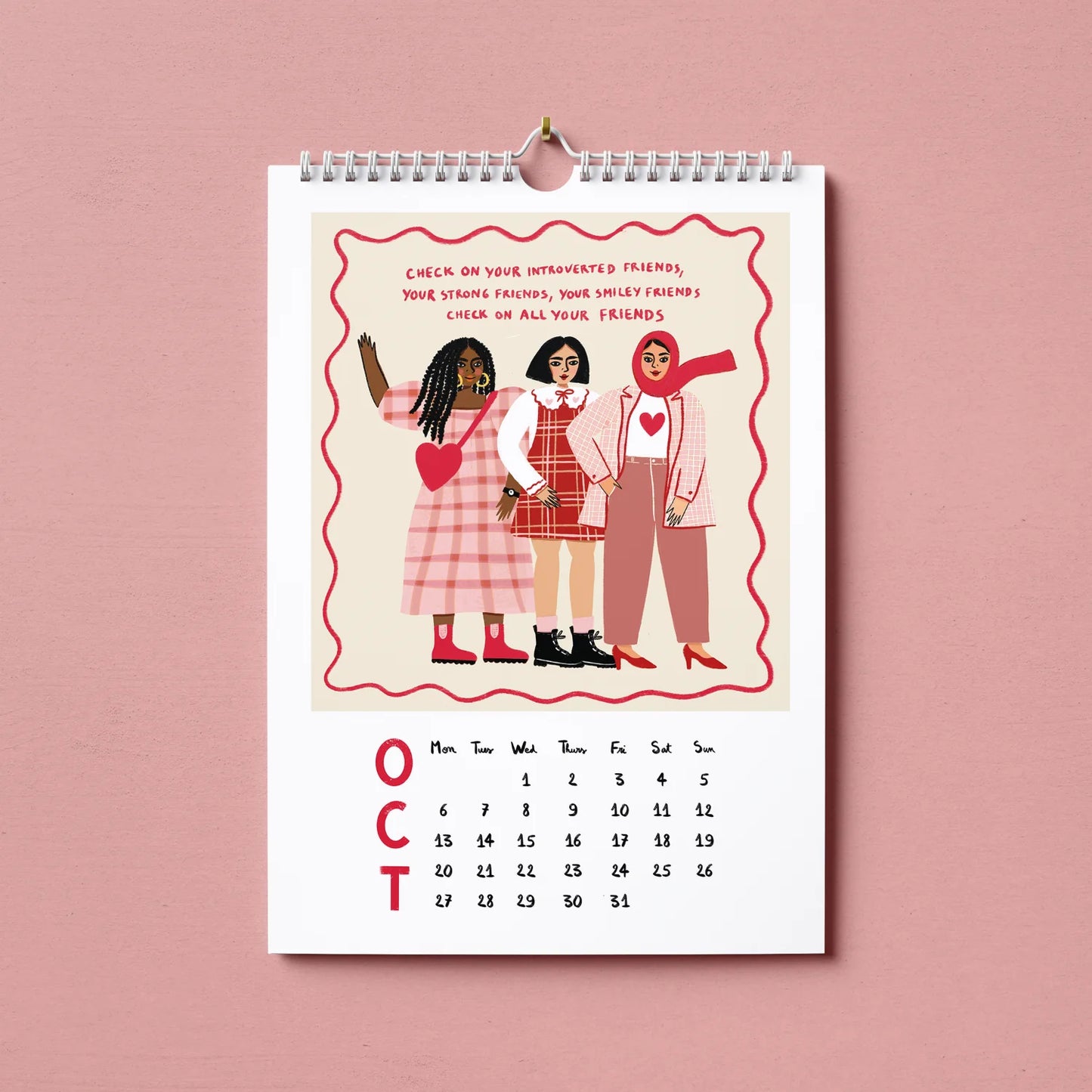 girl power calendar 2025