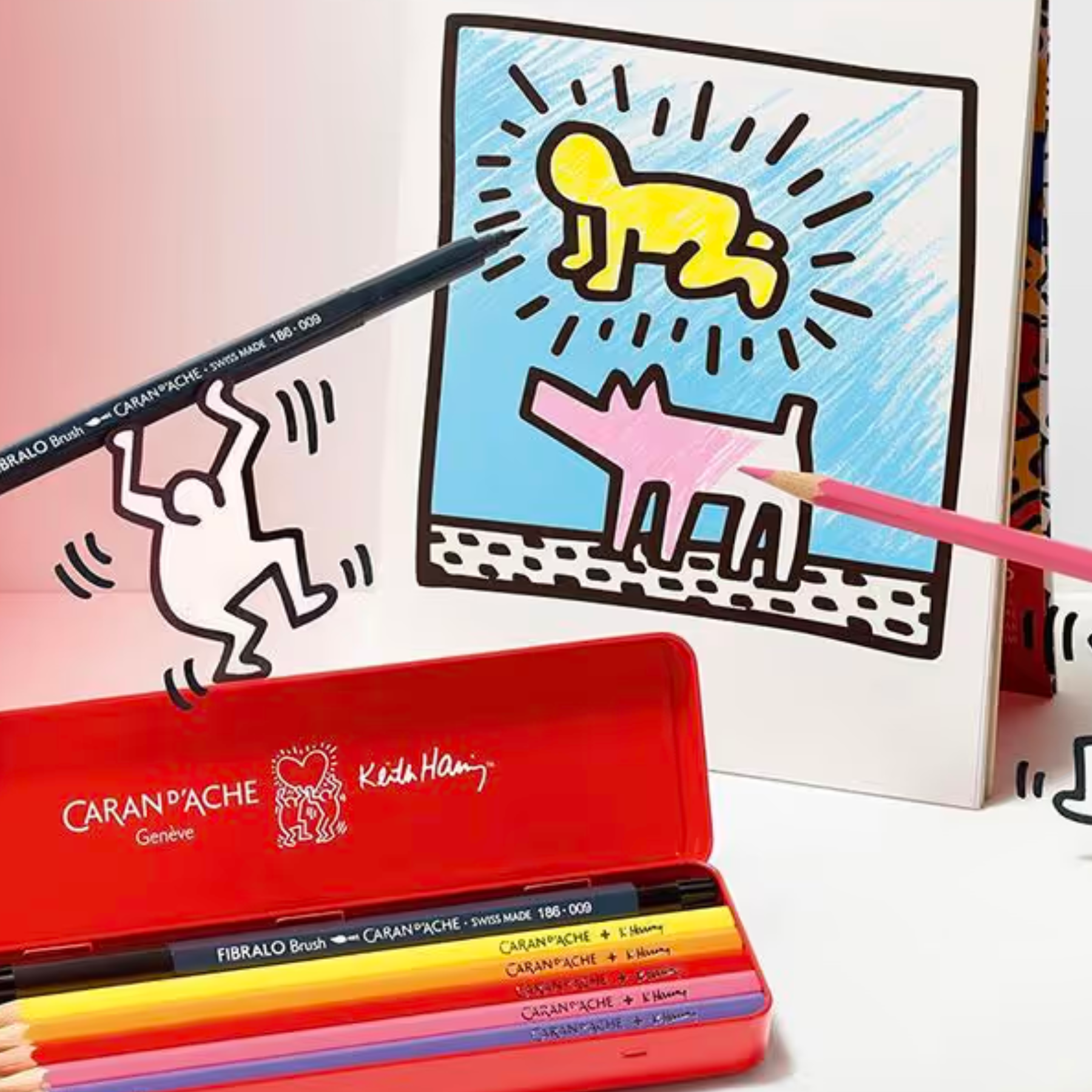 Caran d'Ache Keith Haring Coloring Pad