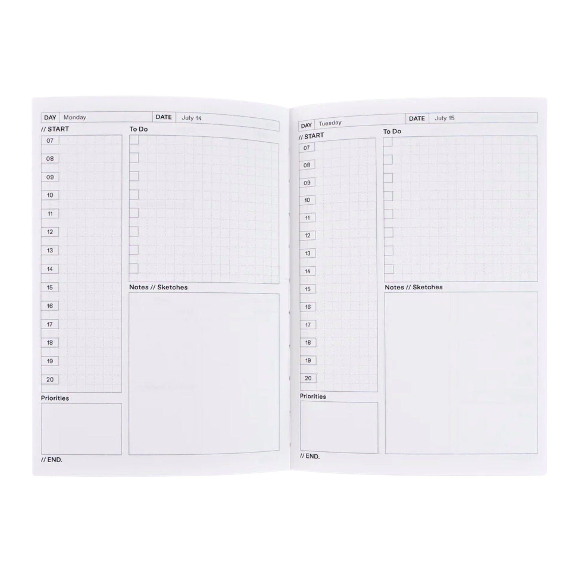 dated planner 2025 Completist