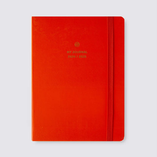 2024-2025 Academic A5 Diary  – 18 Months/  Coral Red