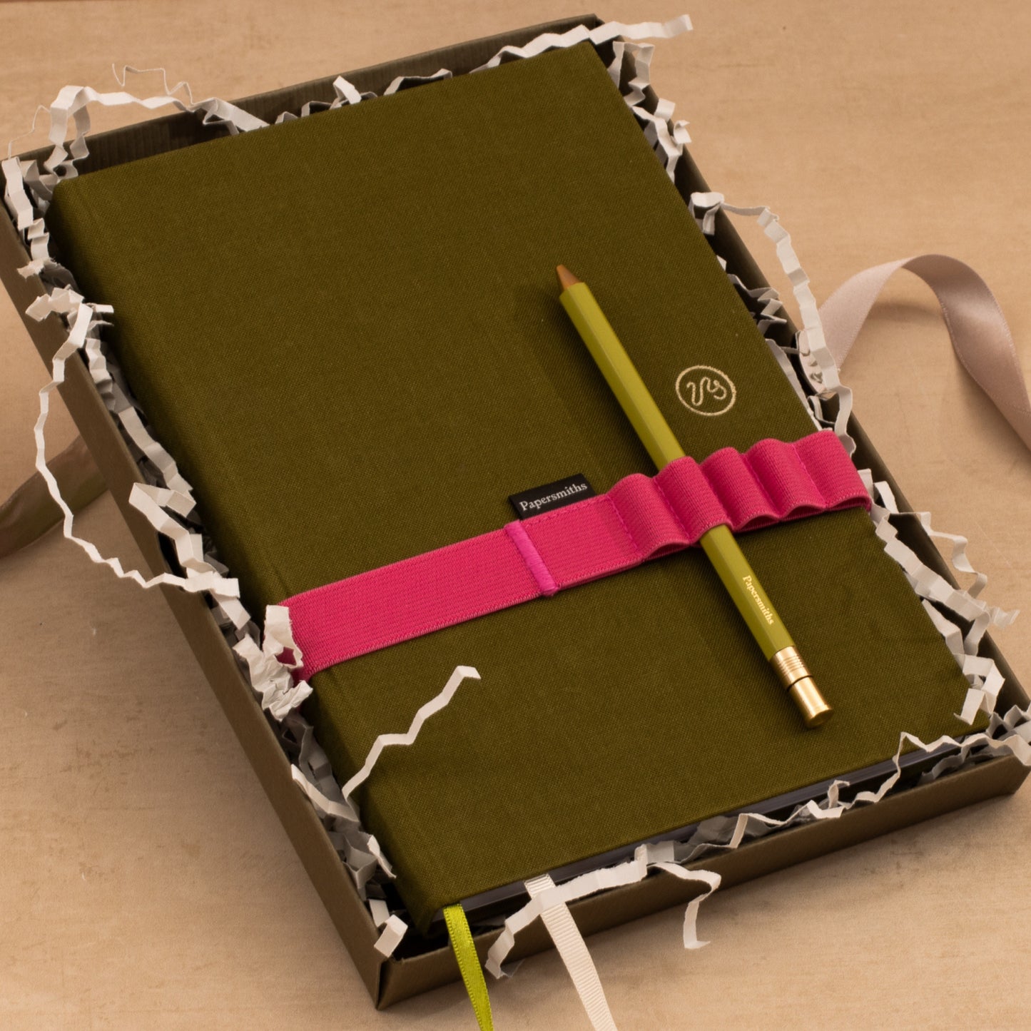 Green Notebook Green Pen Gift Set