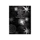 Sparkle Birthday Card with black and silver with metallic 