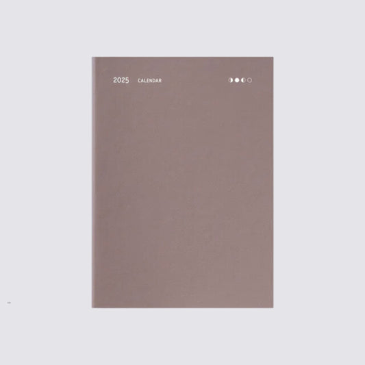 dusty pink 2025 pocket size calendar