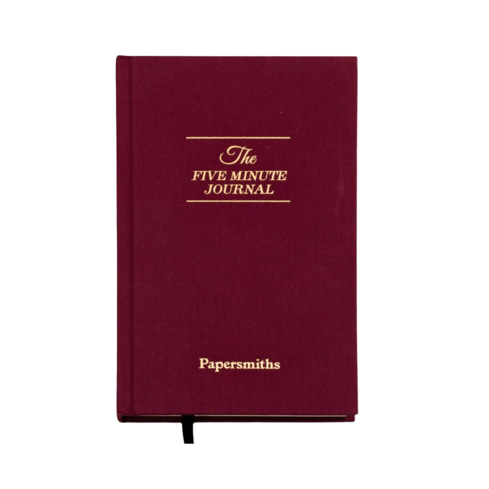 Papersmiths x Intelligent Change Five Minute Journal - Mulberry Red