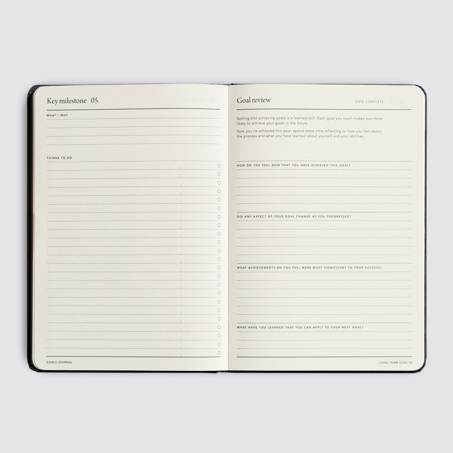 Goals Journal