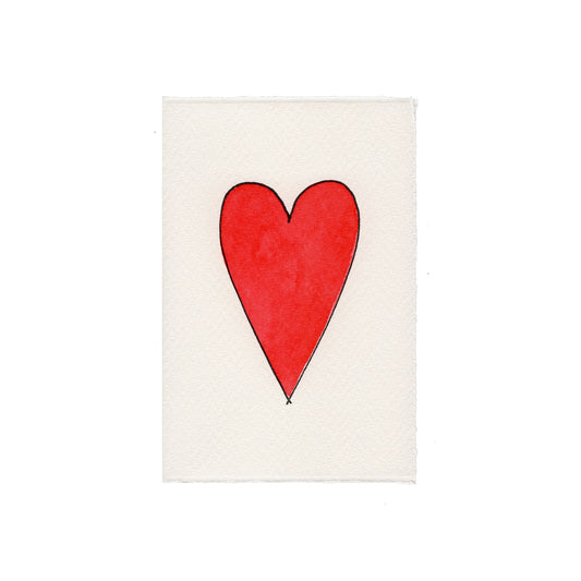 Red Heart Card