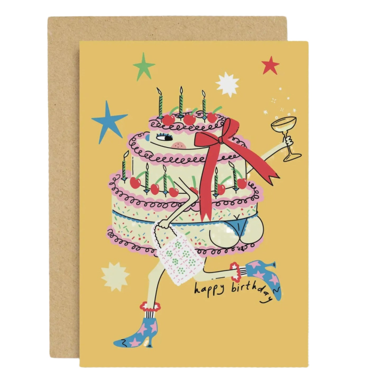 Happy Birthday illustration card