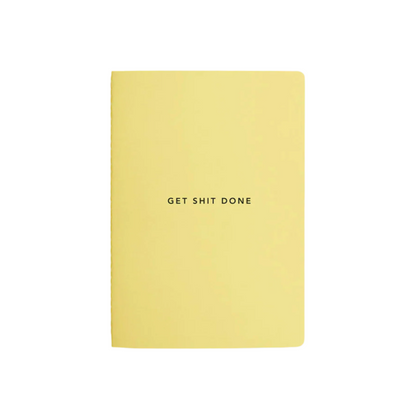 Yellow a6 notebook