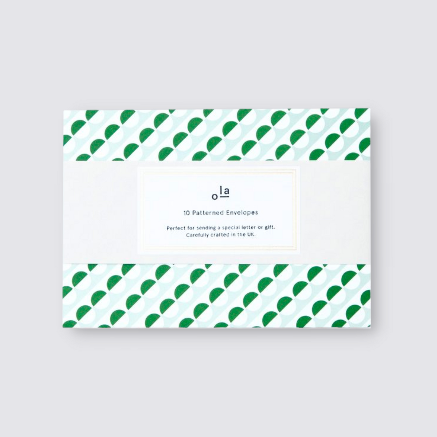 Letter Writing Set - Blue/Green