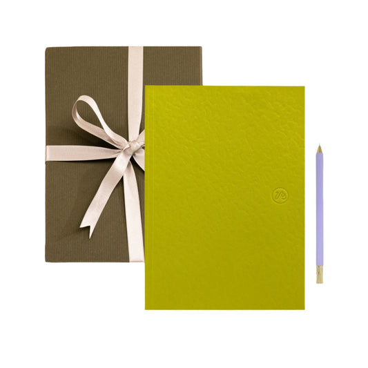 Lime stationery set