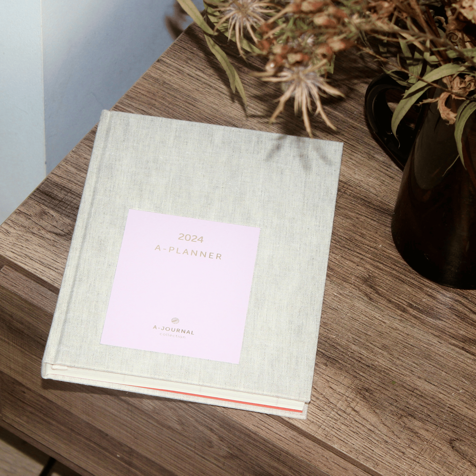 A-Planner Diary 2024 - Linen - A-Journal Stationery