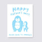 Little Monkey Fathers Day Card