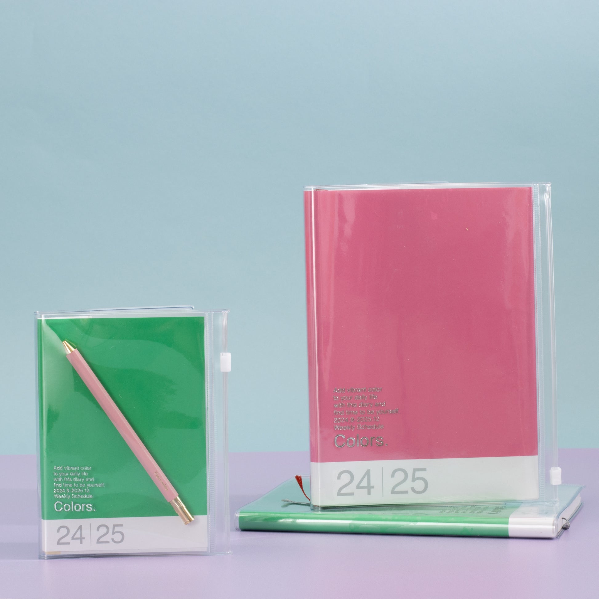 Green PVC Diary 