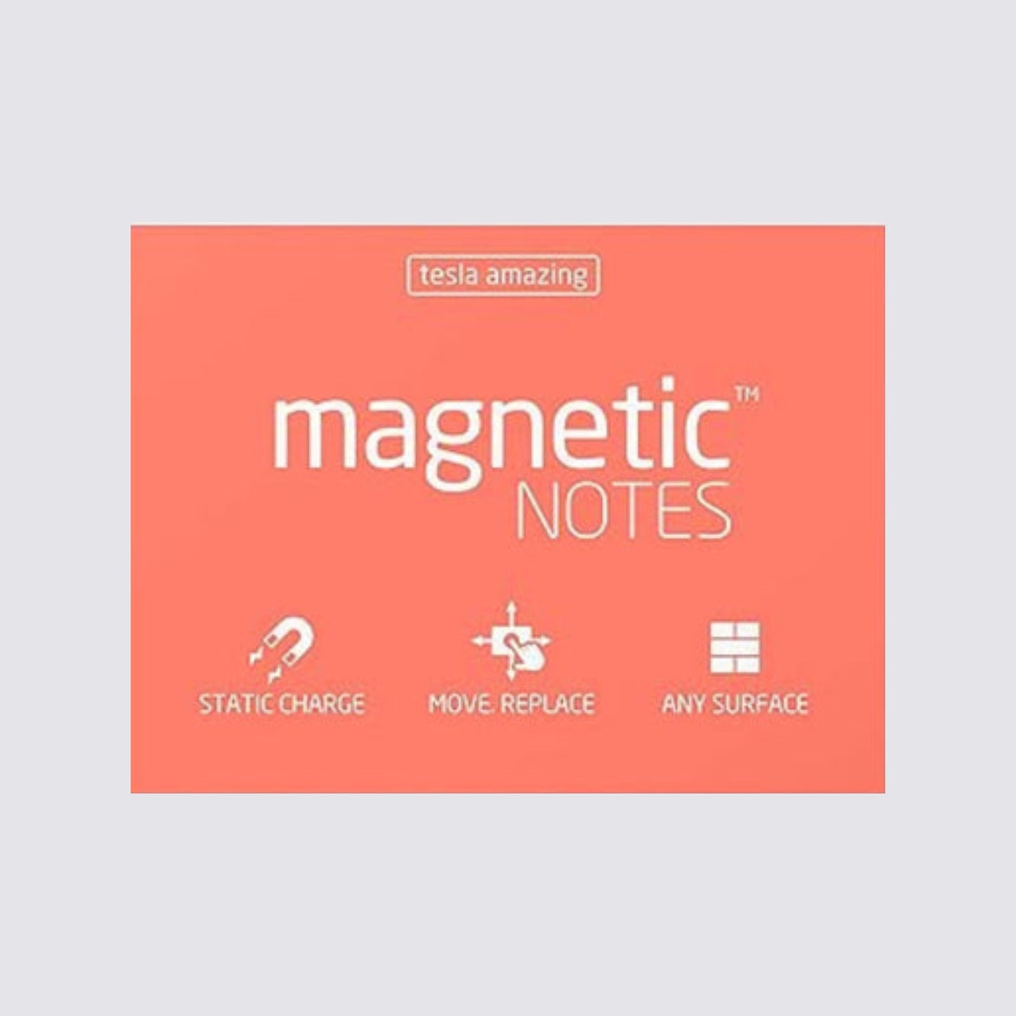 coral medium size magnetic notes