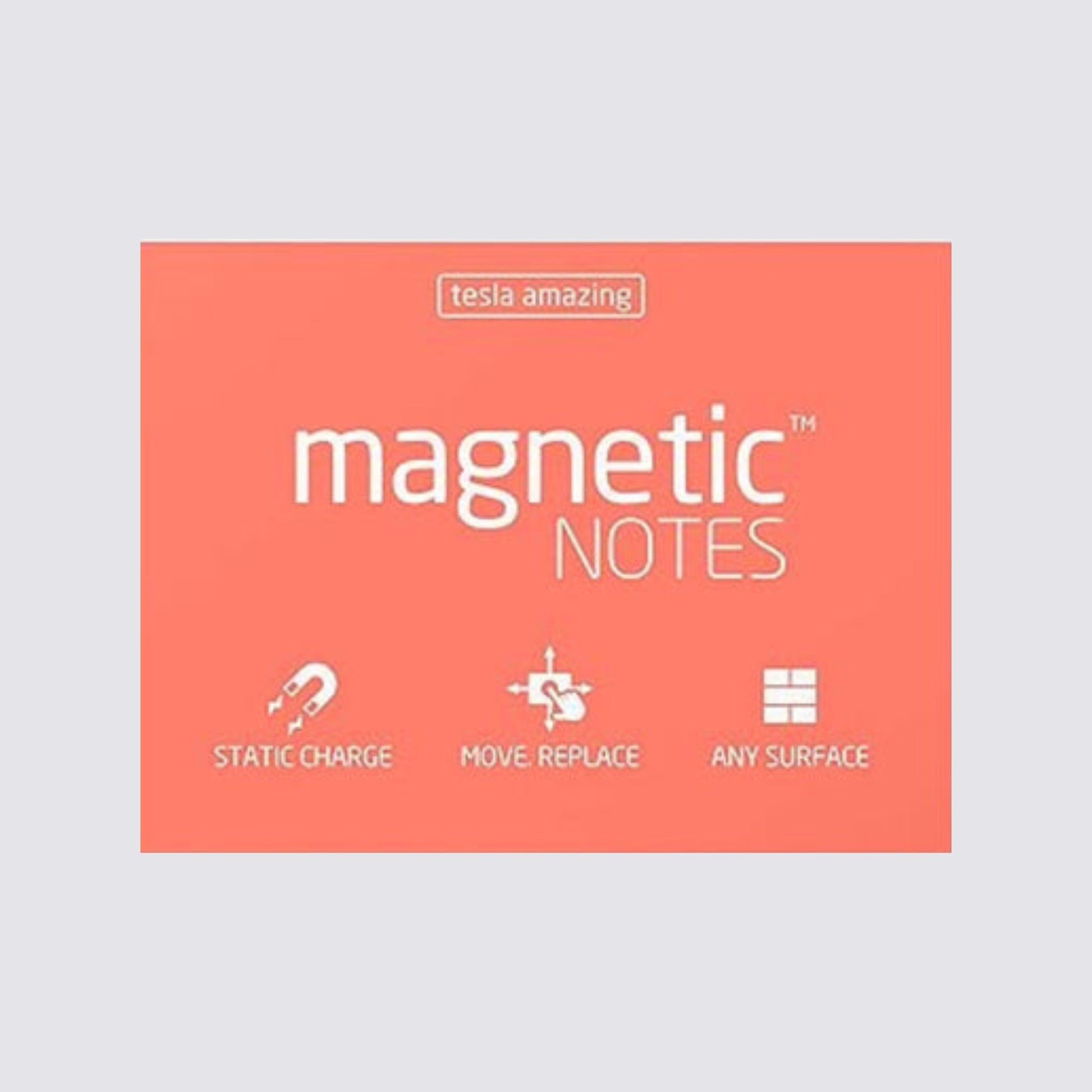 coral medium size magnetic notes