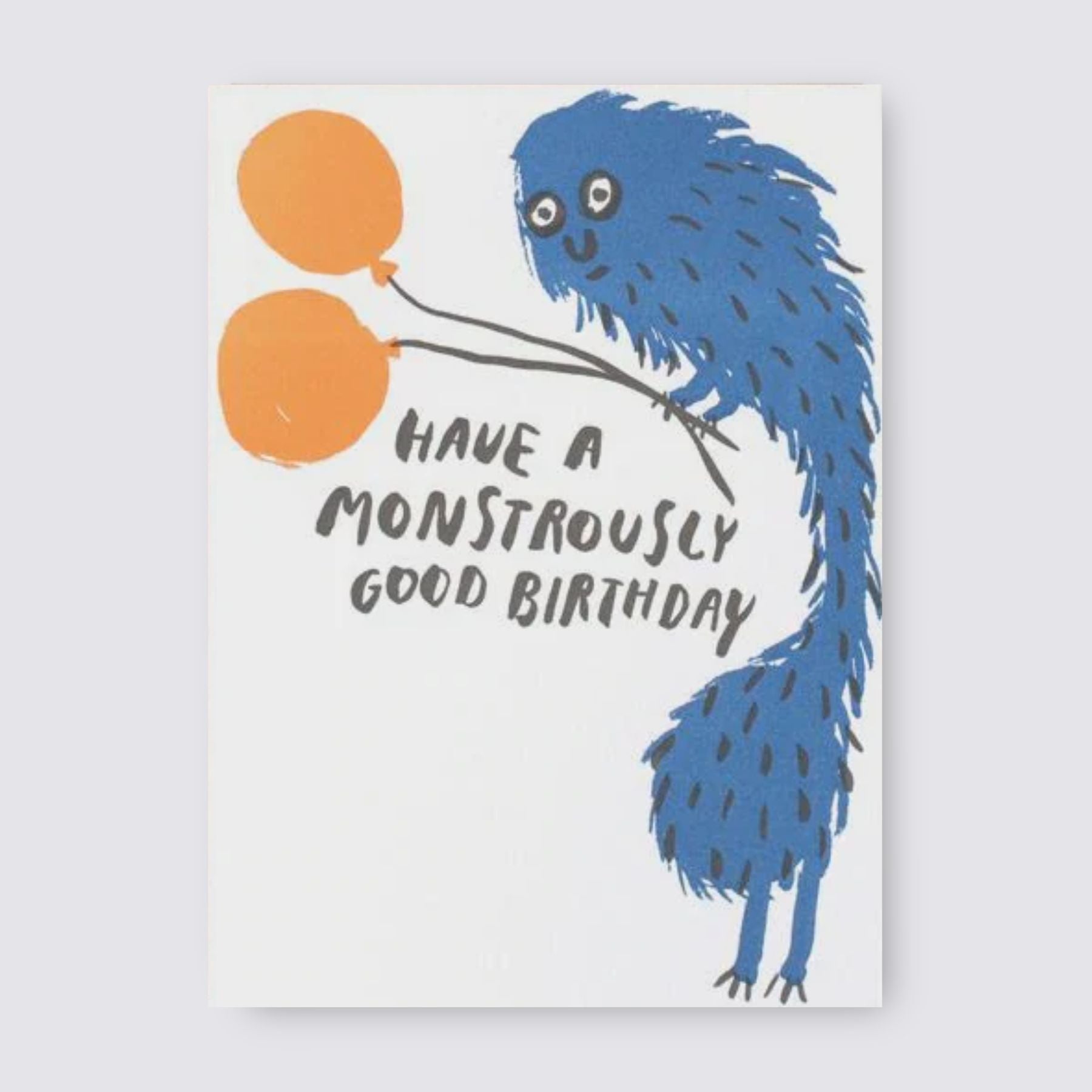 Monster Birthday Card