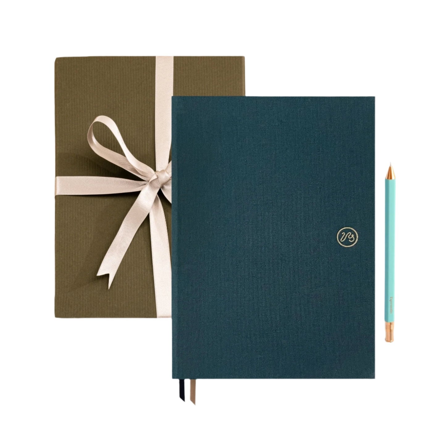 Navy notebook and pen set