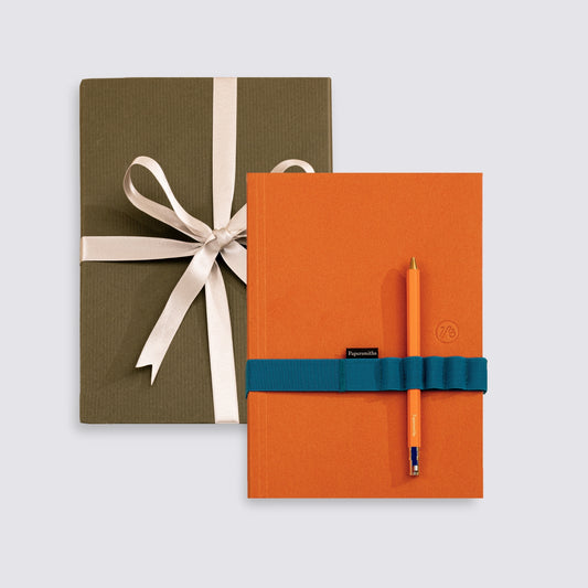 Orange High Quality Stationery Gift Set