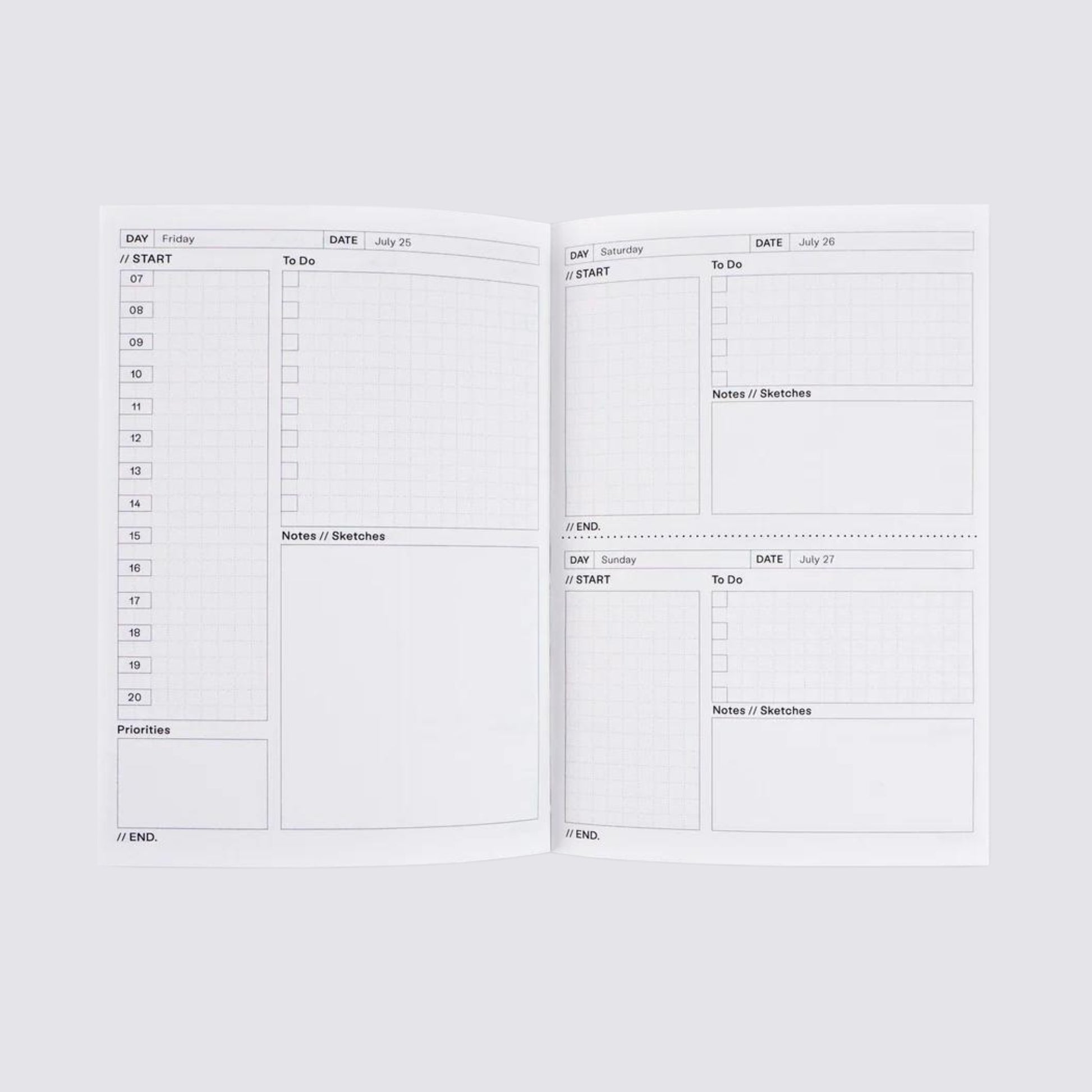 2025 daily to do list planner 