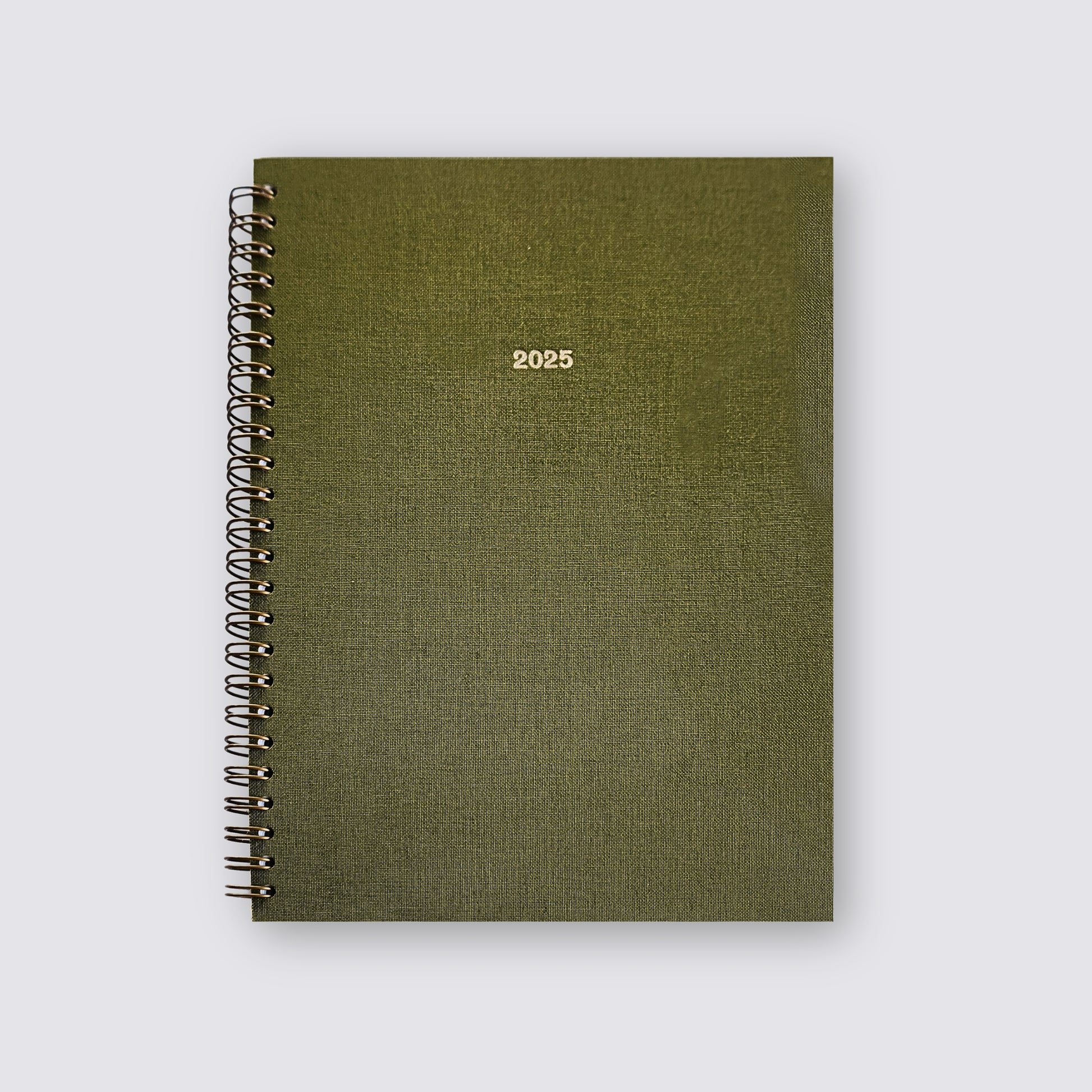 green dated planner 2025