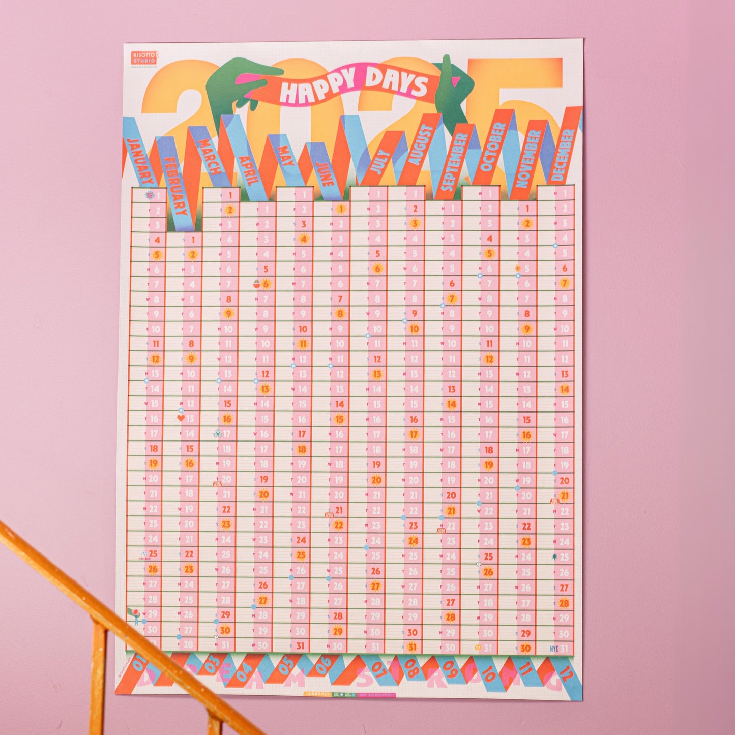 2025 wall planner a1