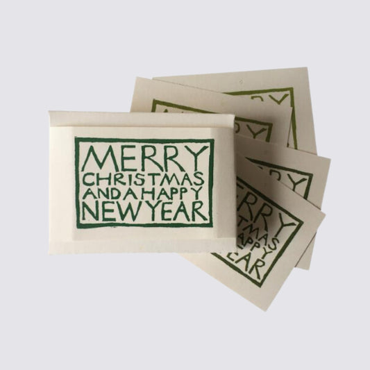 green festive Christmas present tags 