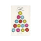 colourful star Christmas tree card