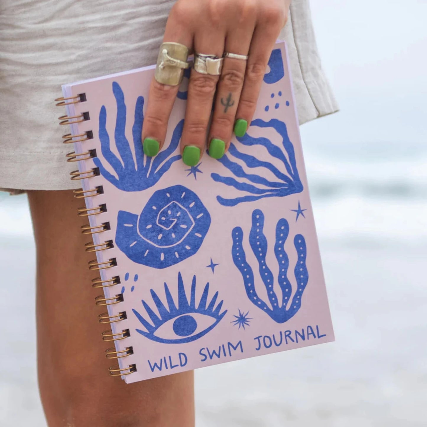 mermaid design swimming journal