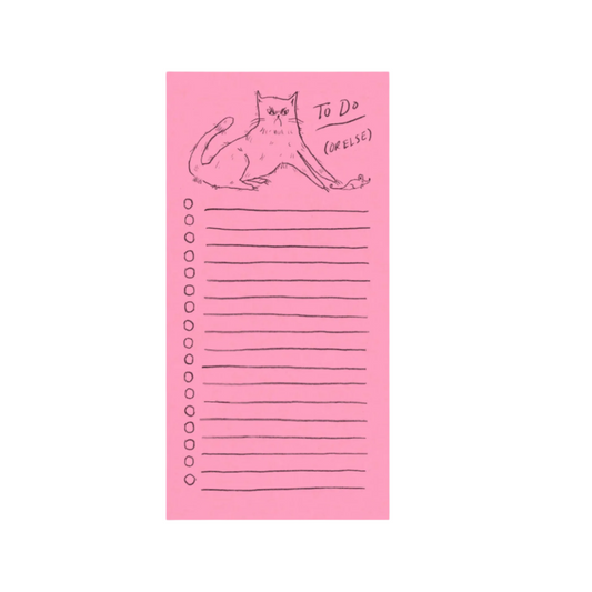 To Do Or Else Notepad