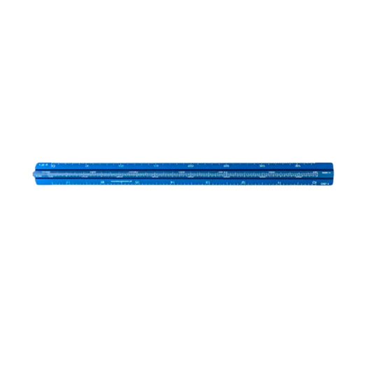 Triangular Scale Ruler - Blue