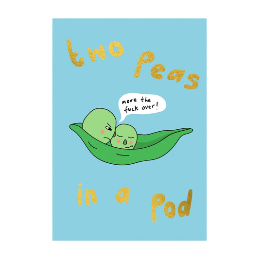 Two Peas In A Pod Card