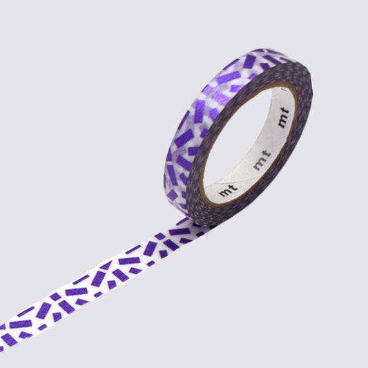 purple abstract shape washi tape