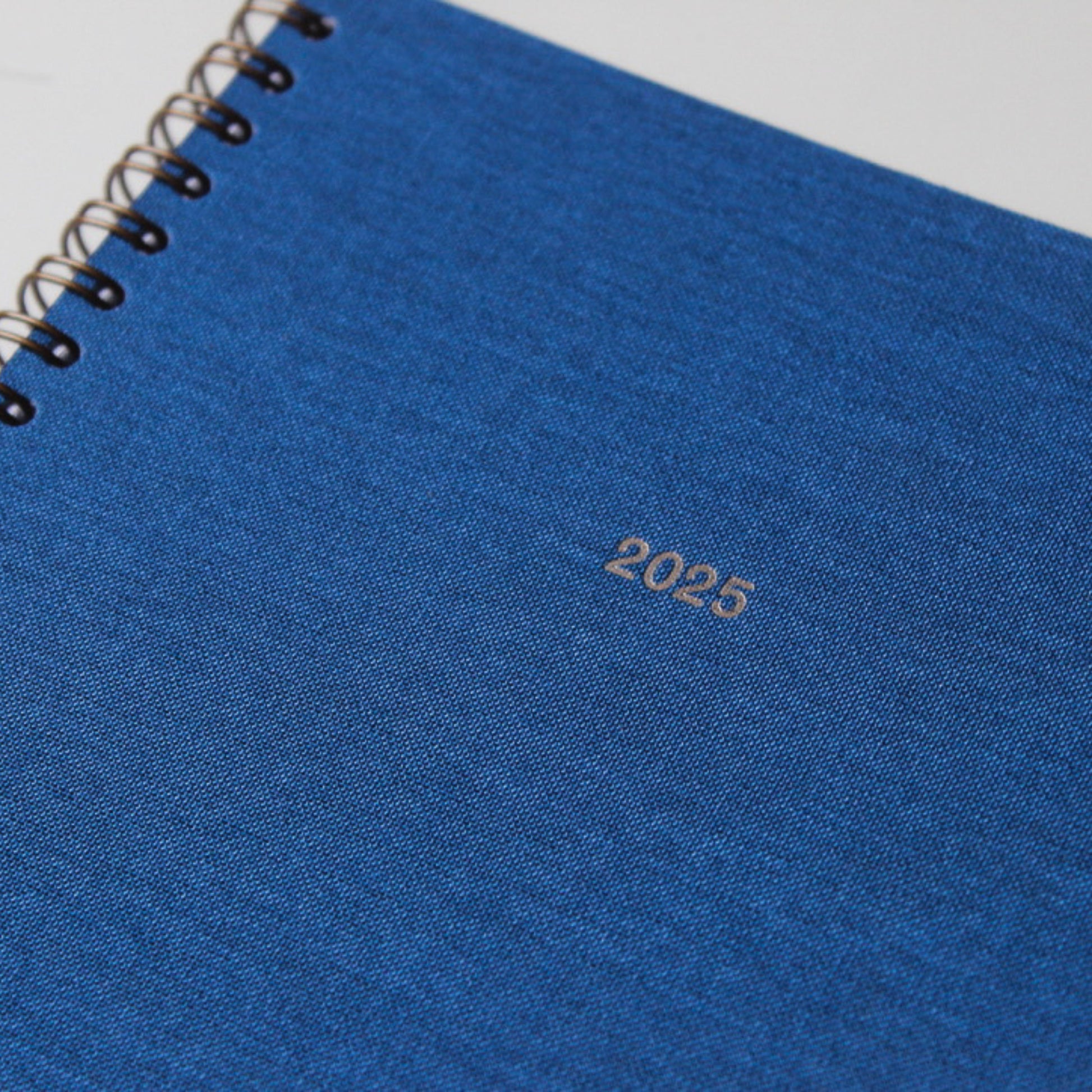 foiled stamped blue Papersmiths planner