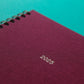 dark red 2025 Papersmiths planner